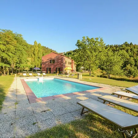 With Outbuilding And Swimming Pool And Panoramic View Of The Apennines Villa Tredozio